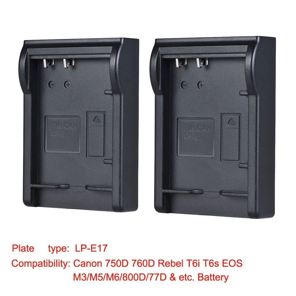 Andoer 2 pezzi NP-FZ100 piastra batteria per Neweer Andoer Dual/quattro canali caricabatteria per Sony A7III A9 A7RIII A7SIII: Option B