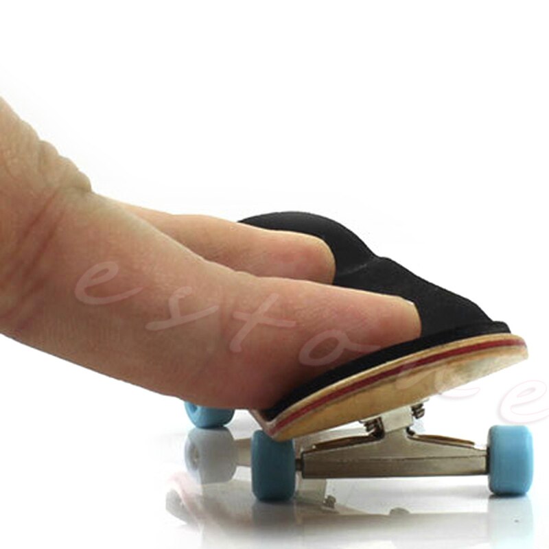 Basic Complete Wooden Deck Fingerboard Maple Wood with Bearings Grit Foam Tape