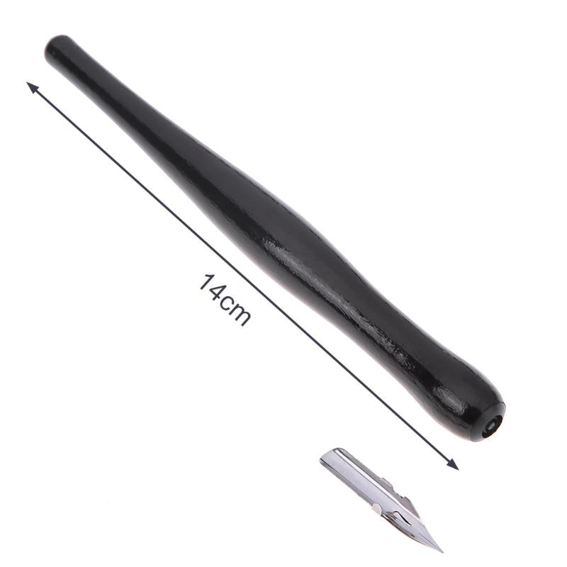 Portable Comic Pen Holder Cartoon Manga Drawing Painting Tools Kit Dip Fountain Pens with Pen Nib School Stationery Supplies