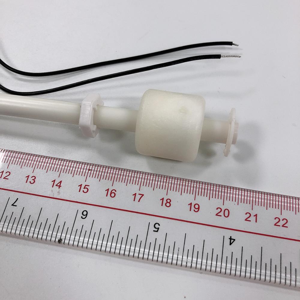 SALES 200mm Vertical Entry PP Float Switch HIGH ALARM 300mm wire length water tank level switch
