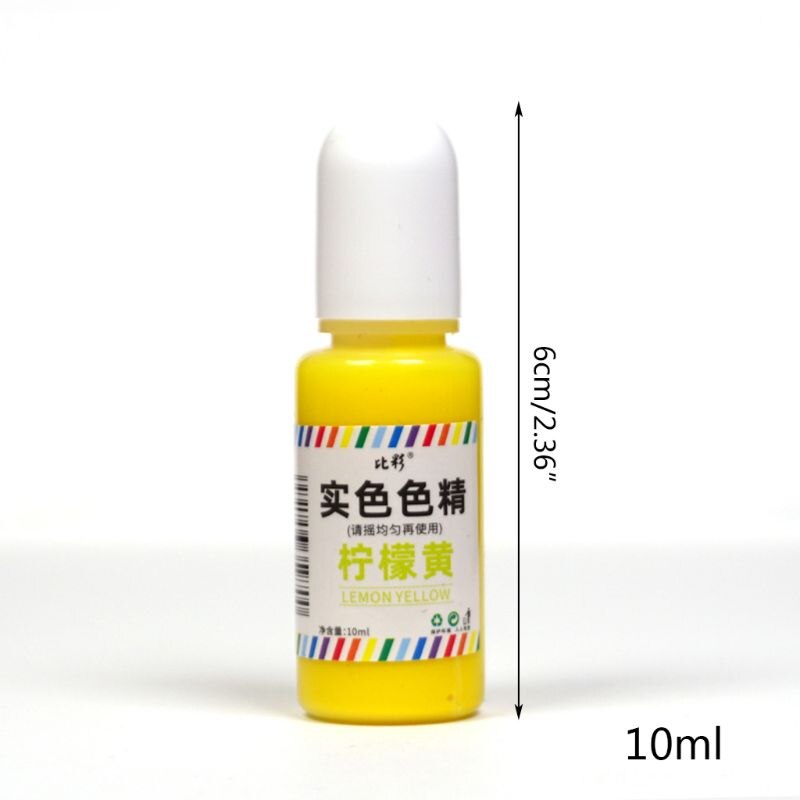 12 stuks/set effen kleur diy kristal ab epoxy verf pigment sieraden maken  b85d