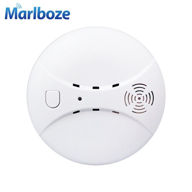 Marlboze-Detector de humo fotoeléctrico inalámbrico para seguridad del hogar, sistema de alarma GSM, 433mhz, WIFI