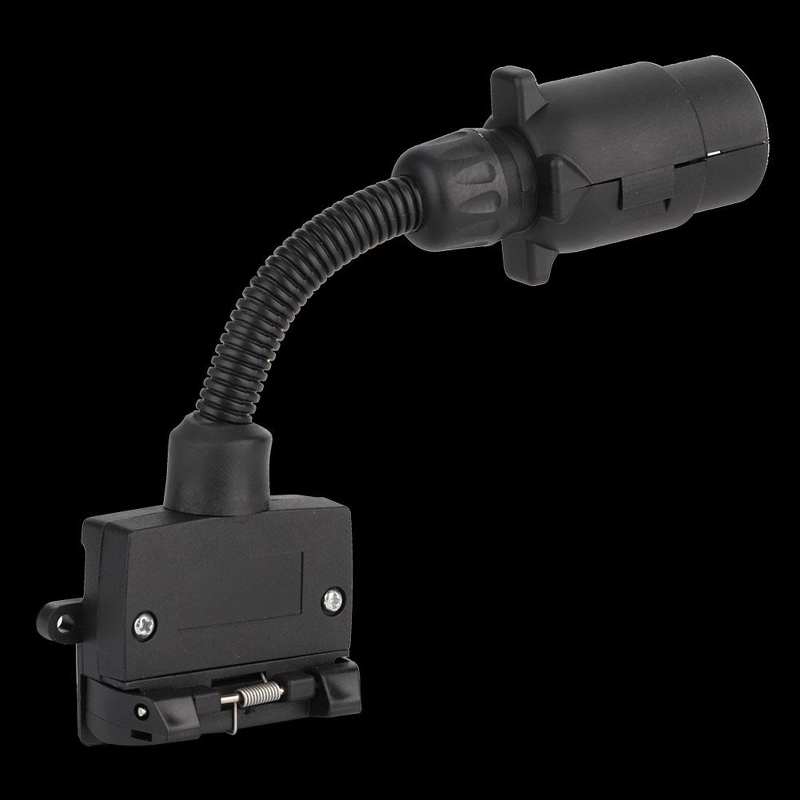Auto alternador placa alternador EU 7 vías a AU 7 vías plano hoja remolque enchufe adaptador conector camión