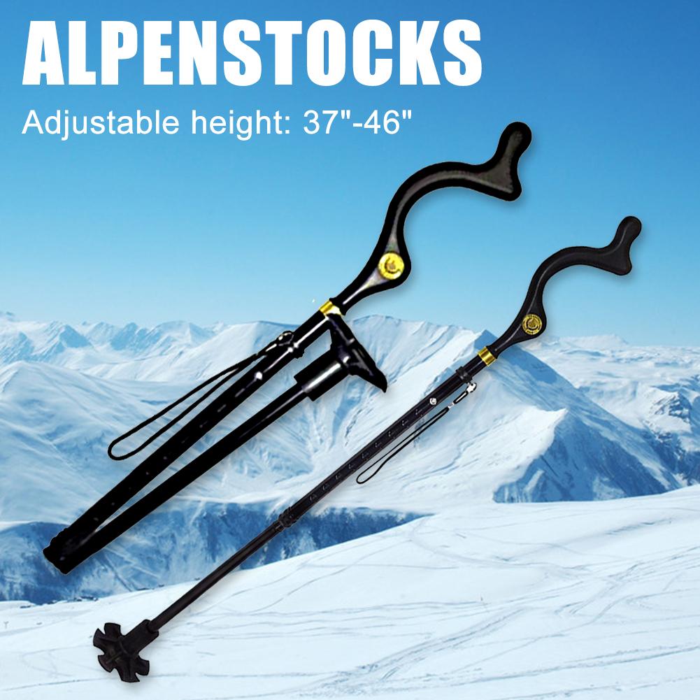 Walking Cane Sticks Portable Lightweight Adjustable Self-Standing Hand Walking Stick Folding Cane For Men Women Hiking Camping