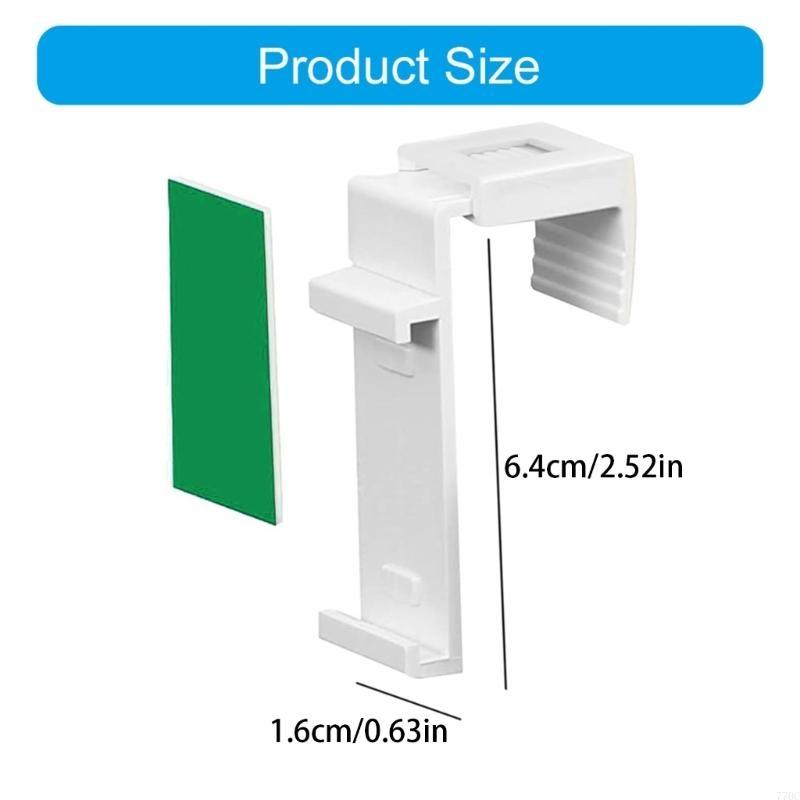 Suportes grampo 8pcs definidos para blinds rolos duplos gram