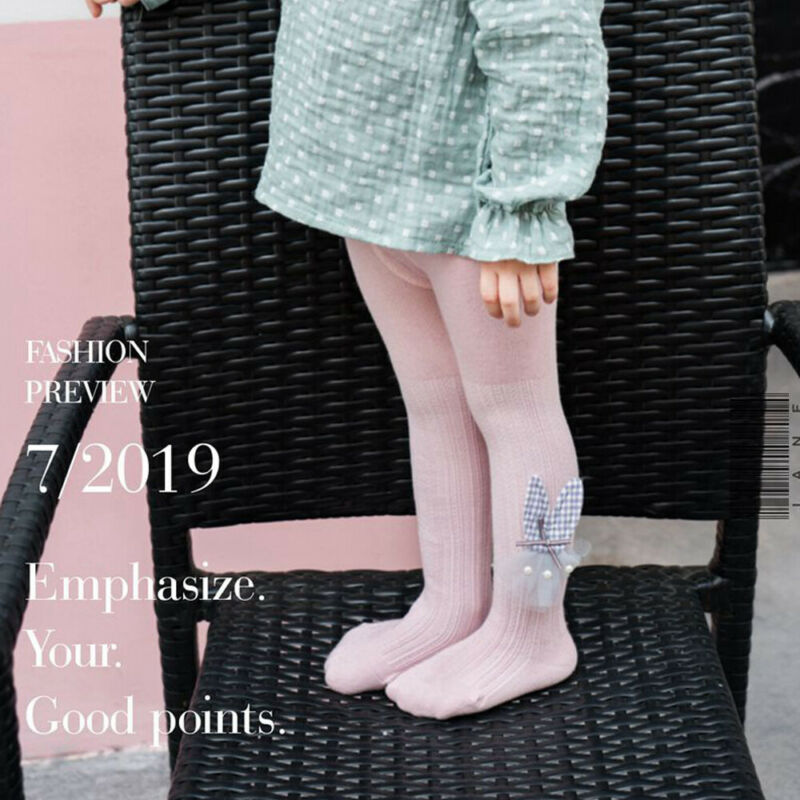 UK Kids Baby Girls Cotton Pantyhose Tights Toddler Socks Stockings Pants Hosiery