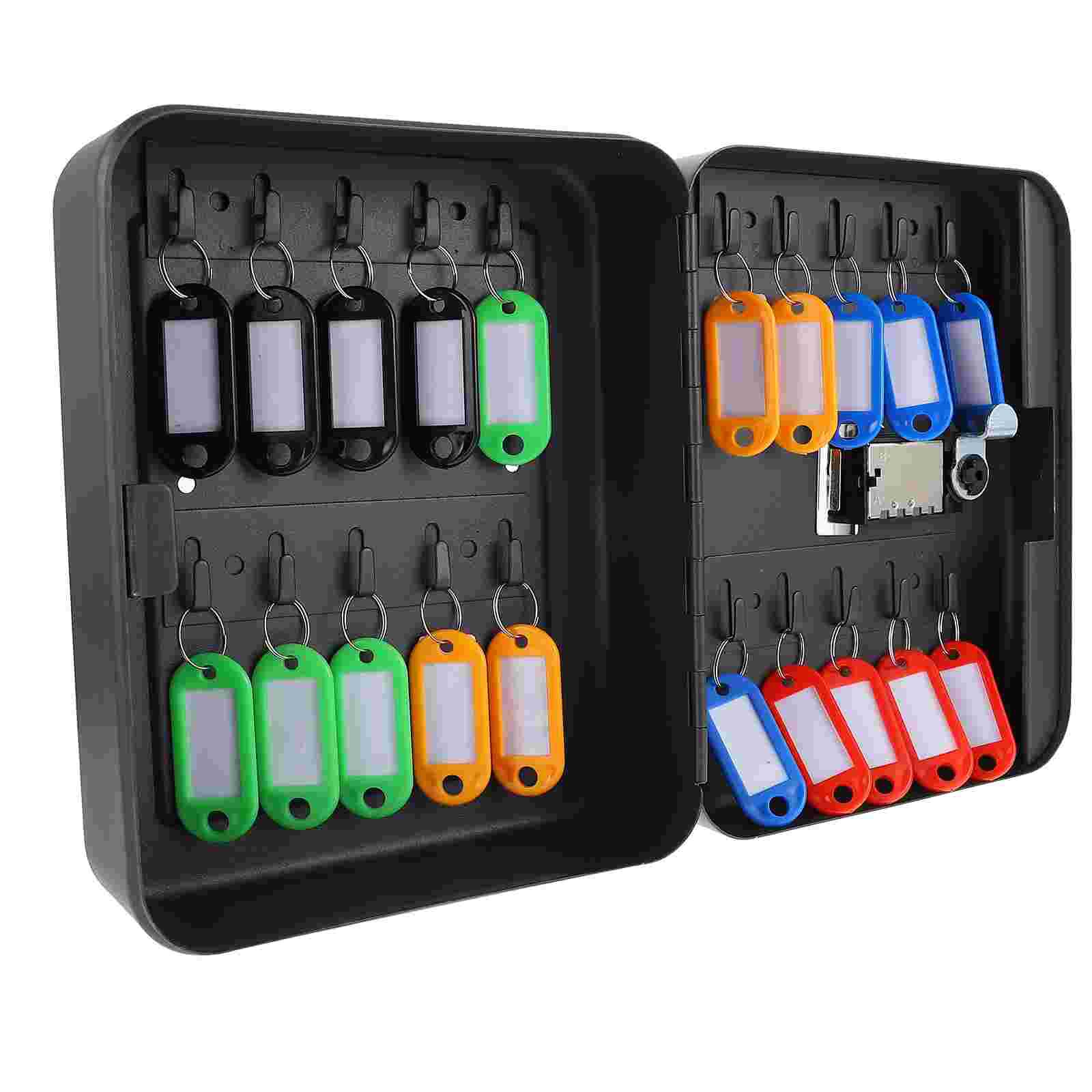 1 Set Key Management Box Key Cabinet Wall-mounted Key 20 Slots Code Box