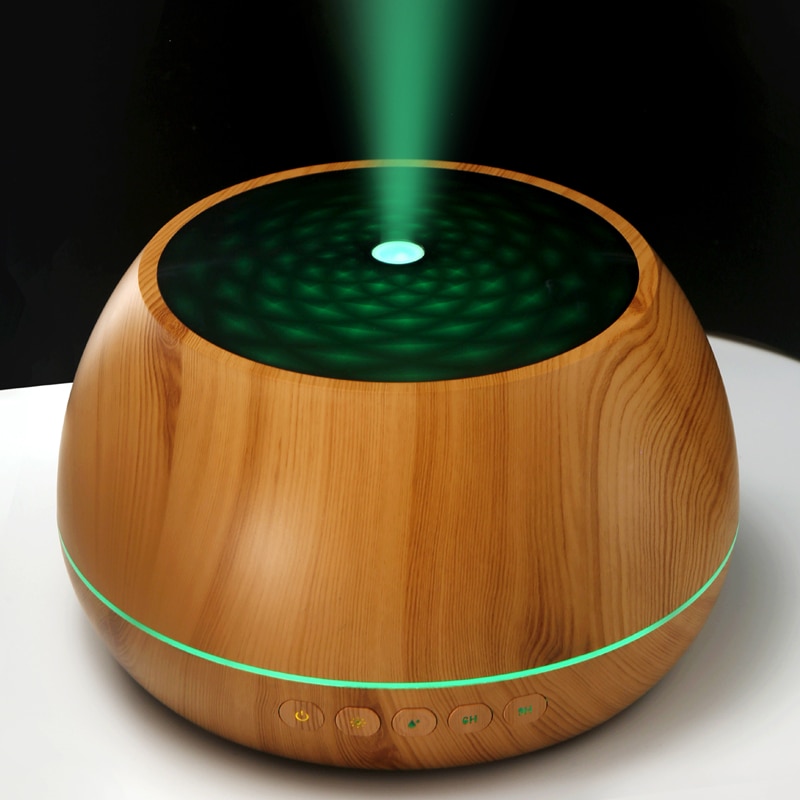 1000ML Multimedia Anion Essential Oil Diffuser With 7 Color Light Air Purify Wireless Stereo Speaker Aroma Diffuser For Home