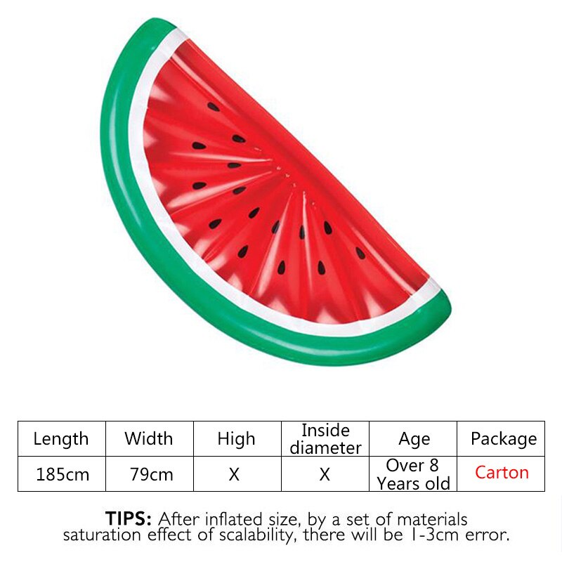 70 tum gigantisk uppblåsbar halv vattenmelon pool flyta pool ligga på flyta vattenmelon luftmadrass vatten roliga leksaker: Default Title