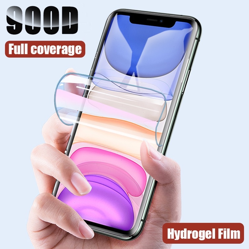 Schutz Hydrogel Film für iPhone 11 Pro XS Max X XR Screen Protector für iPhone 8 7 6 6s plus (Nicht Glas) film Schutz Folie