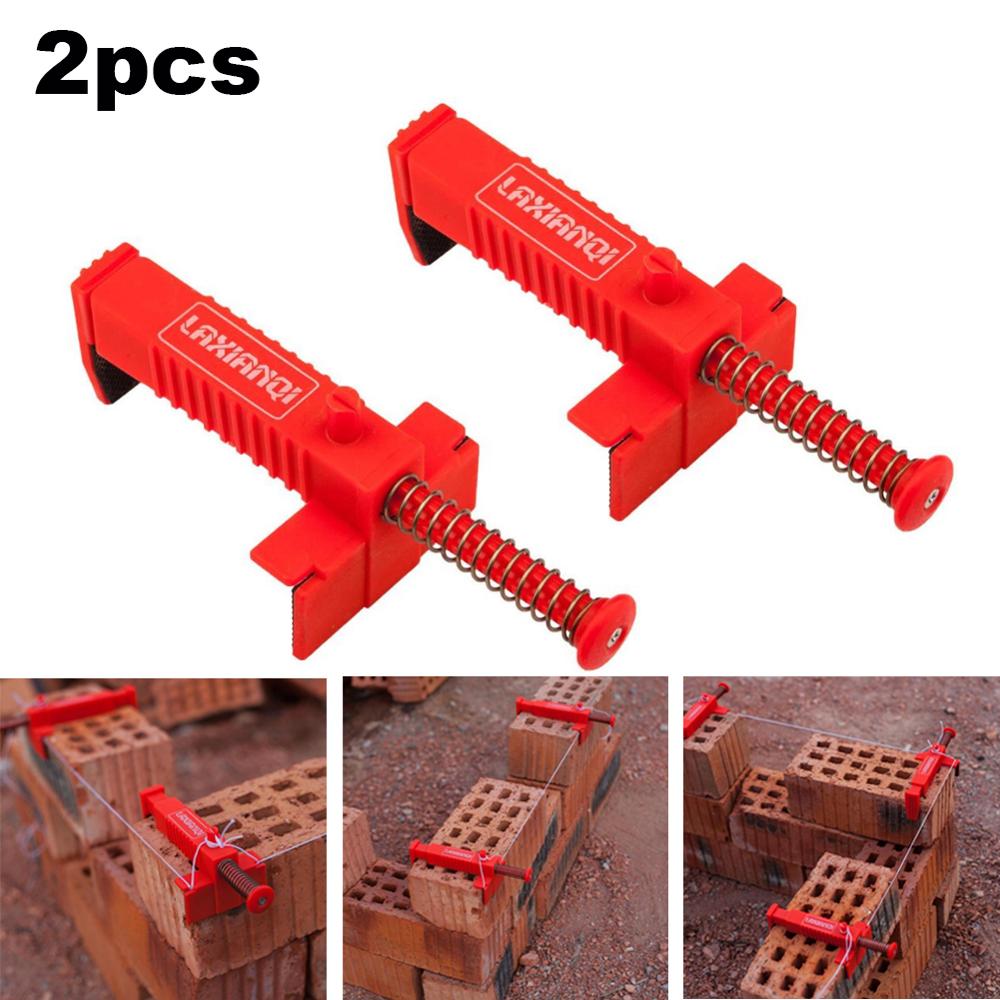 2 Stuks Draad Lade Bricklaying Tool Fixer Voor Bouw Armatuur Brickwork Metselaar Draad Frame