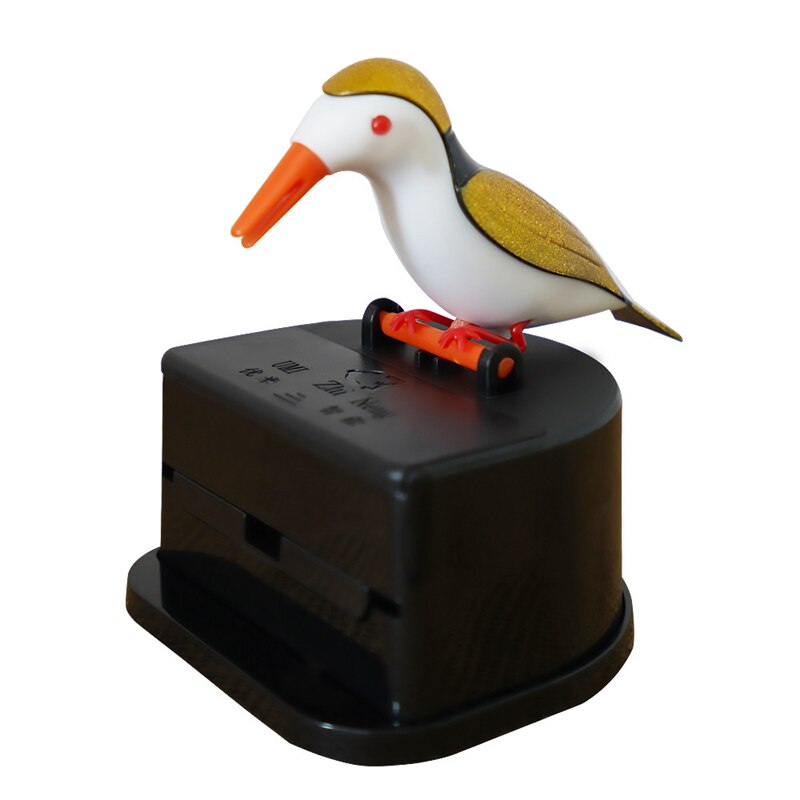 Neue Nette Kleine Vogel Zahnstocher Behälter Automatische Zahnstocher Spender Zahnstocher Halfter Dekoration Tisch Dekor: BK1