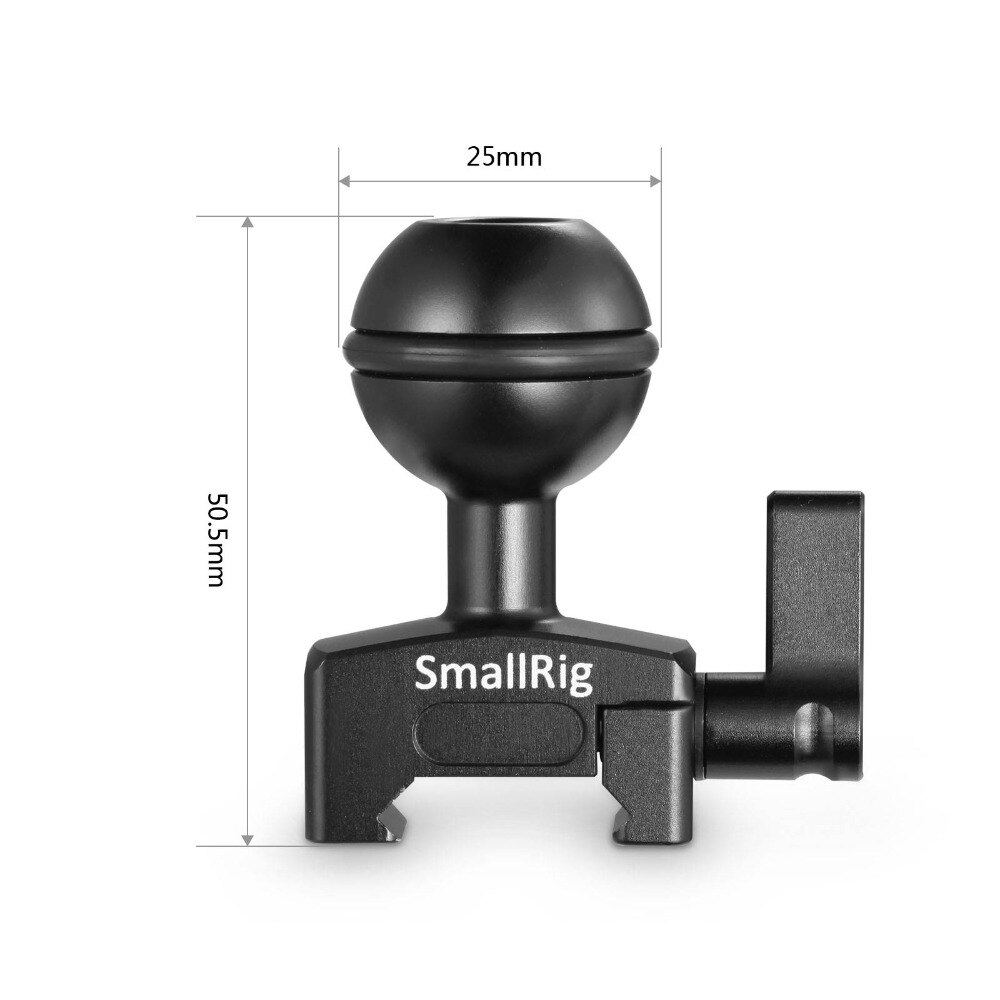 SmallRig Dual DSLR Kamera Kugelkopf Verlängerung Bar Magie Arme Monitor Halterungen schnell Freisetzung nato Klemme Anlage 2133