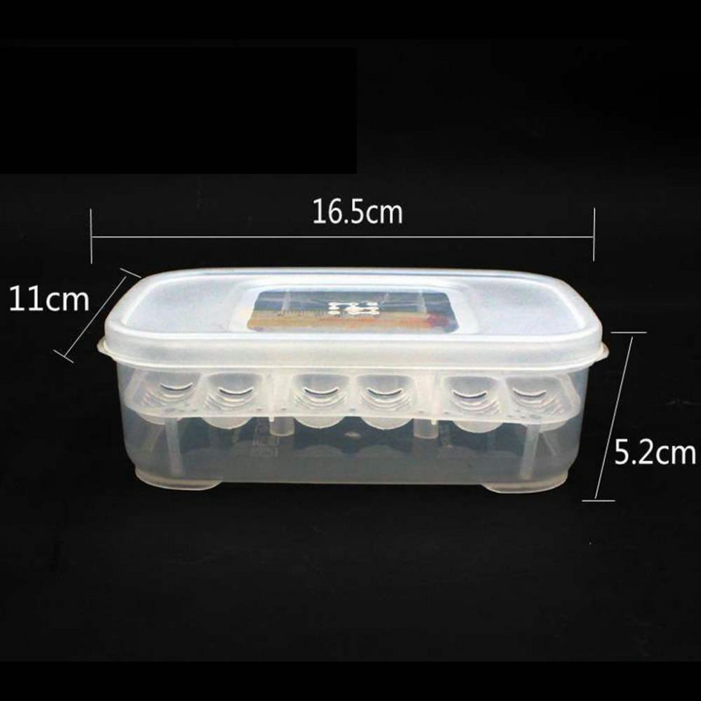 Reptile Dedicated Incubator 12 Grids Egg Hatcher Box with Thermometer Transparent Amphibians Hatching Tray