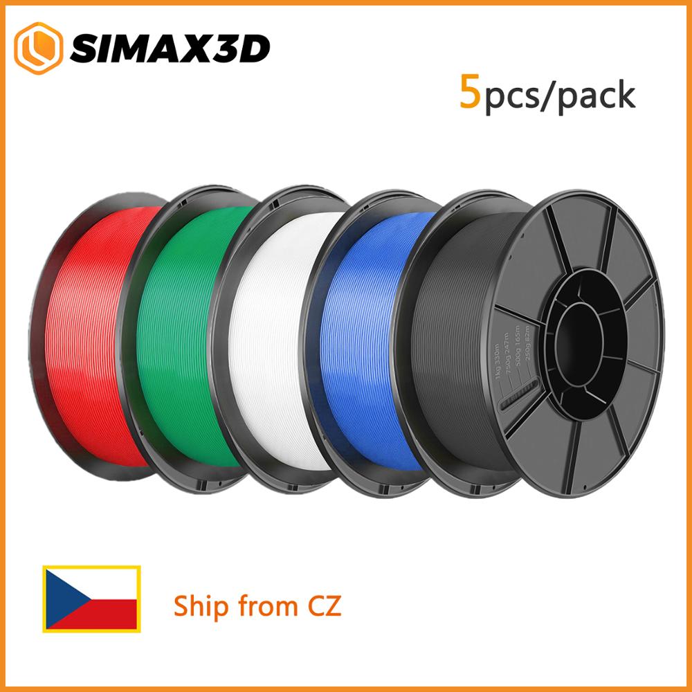 SIMAX3D 3D Printer Onderdelen Pla Gloeidraad 1.75Mm Pla 1Kg Per Rol Pla Materiaal Voor 3D Afdrukken Filamento Pla 3d Printer Filament