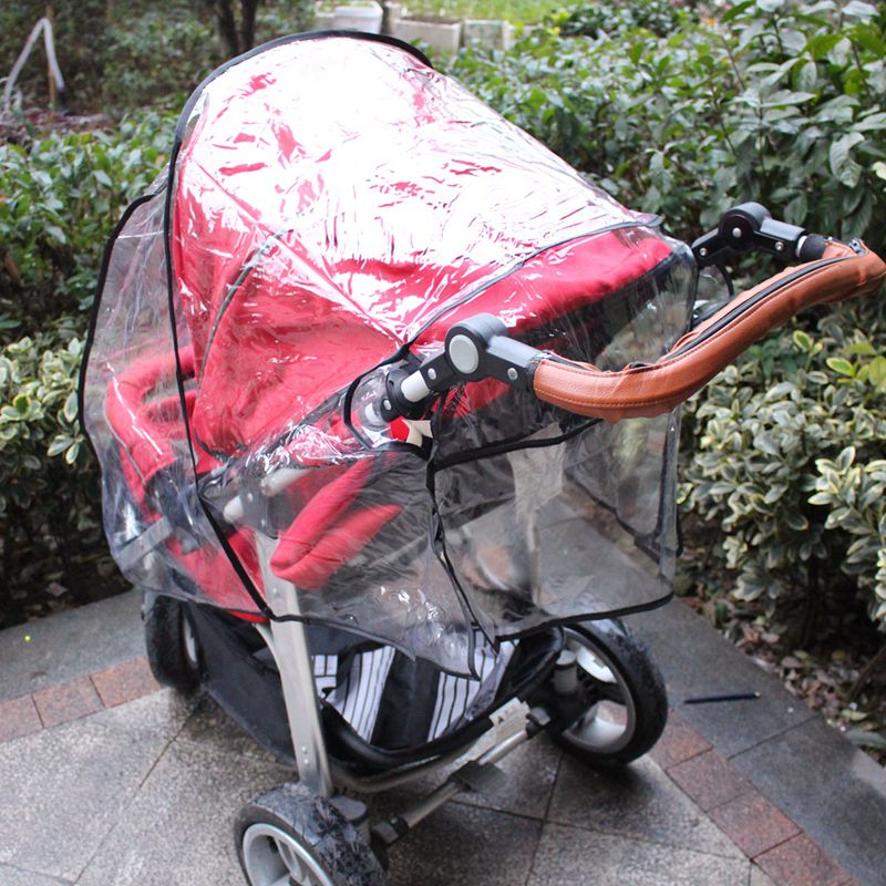 Universal Baby Stroller Rain Cover Waterproof Stroller Wind Dust Shield Cover for Strollers Universal Size To Fit Most Strollers