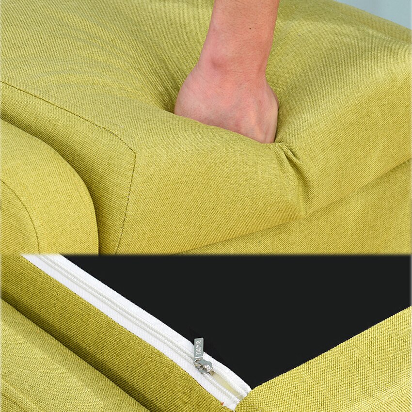 Modern Minimalist Square Stool Bedroom Shoe Stool Solid Wood Fabric Shoe Stool Home Low Stool Sofa Stool Living Room