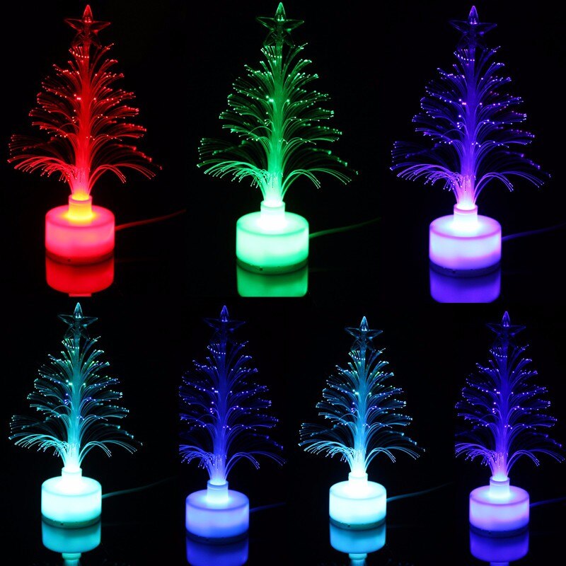 Usb Optical Led Mising Mini USB LED Night Light Color Changing Fib... – Grandado