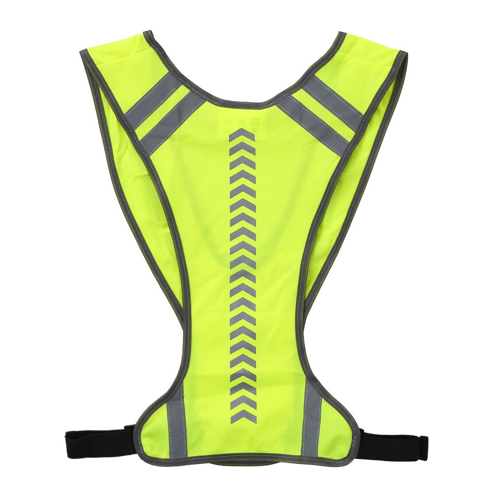 Reflecterend Fietsvest Veiligheidsvest Met Hoge Zichtbaarheid Buitensport Hardlopen Reflecterend Vest Met Zak Voor Buiten