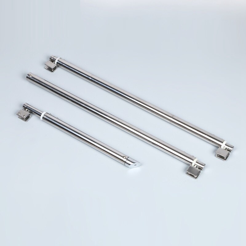 304 Stainless Steel Shower Glass Support Bar Wall-To-Glass Glass-To-Glass Fixed Clamp Bathroom Glass Door Fixed Rod Glass Clamp