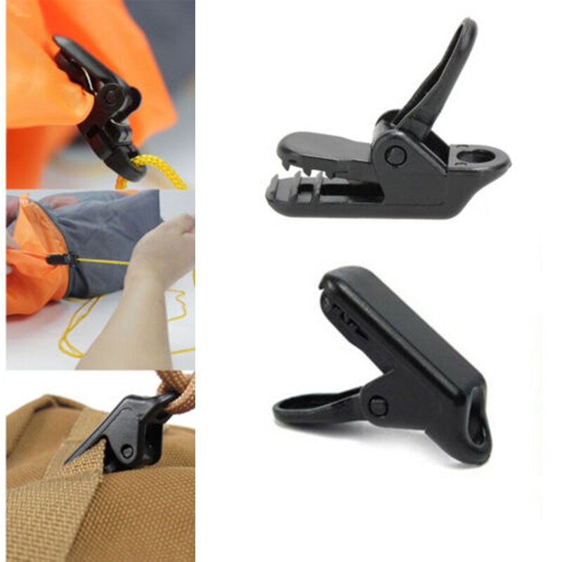 15pcs Tarp Clips Alligator Clamp Hook Camping Tent Holder Canvas Tighten Tool 33*10*13mm for boat covers tents