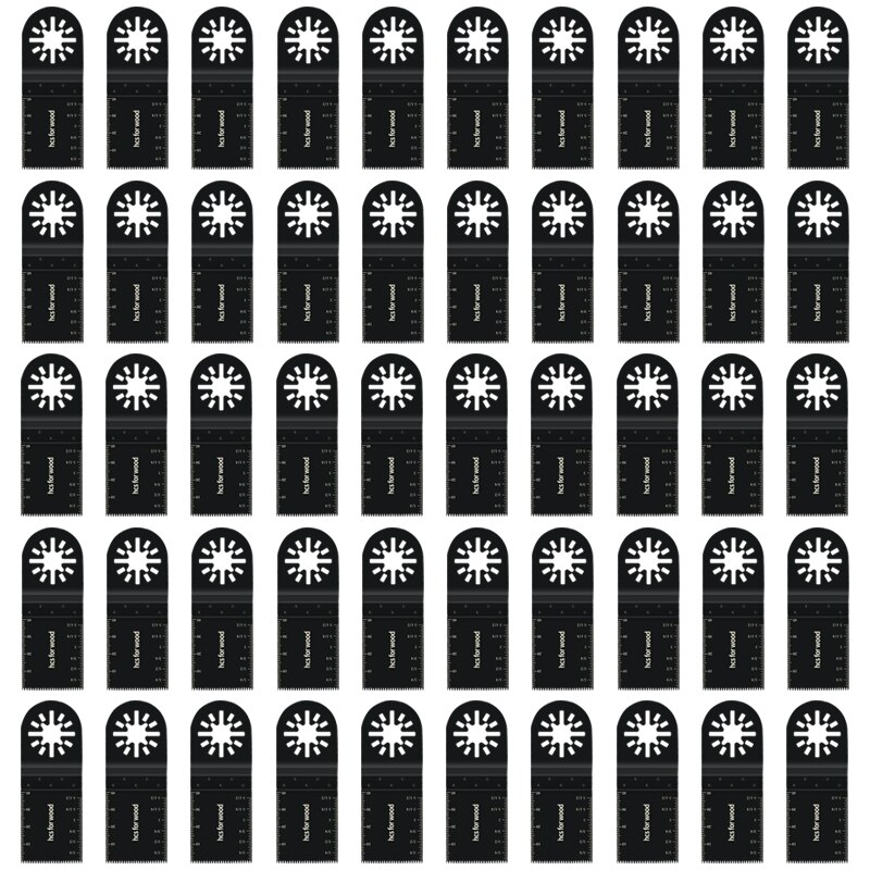 10-50Pcs 35mm Multi-Function Saw Blade Oscillating Multitool Blades Set Universal Cutter Blade Renovator Power Tools Accessory: 50PCS