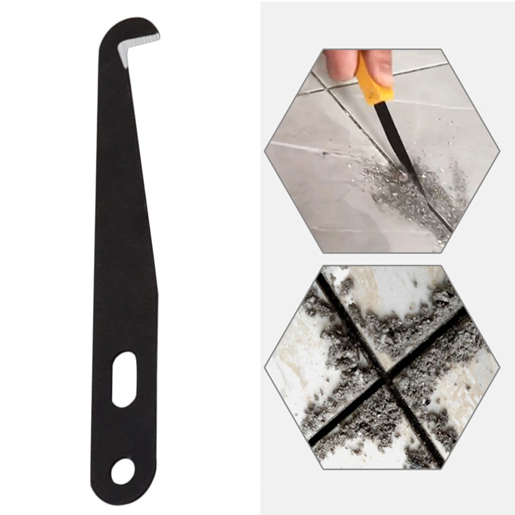 Tile Grout Remover Steel Tile Hook Cleaning Tool Household Ceramic Hook Hand Removal Tool Steel Joint Notcher Collator