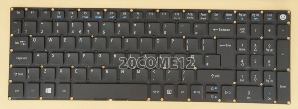 Teclado para Acer Aspire Nitro VN7-572, VN7-572G, VN7-572TG, VN7-592G, VN7-592, VN7-792G, V5-575, F5-572G, inglés,: European No Backlit