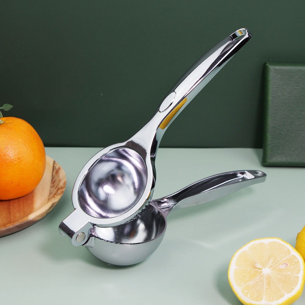 Pince à citron manuelle en alliage de Zinc presser le jus fruits Orange presse-agrumes Gadgets épais et durables pour la commodité de la cuisine