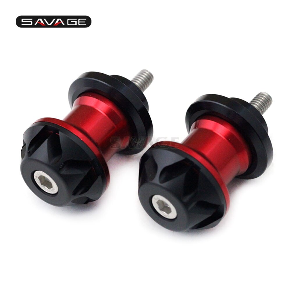 Bras oscillant bobines Crash curseur chaîne ajusteur Support vis pour Benelli BN 302/600 BN302 -15 BN600 -15 Support 6mm sculpté: Red