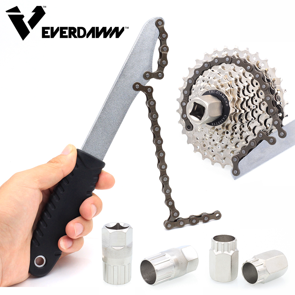 Fiets Freewheel Wrench Kettingzweep Cassettetandwiel Remover Mtb Mountainbike Kaart Vliegwiel Ketting Verwijder Gereedschap