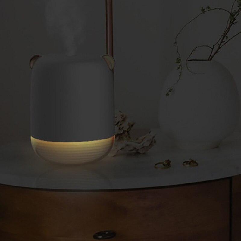 Car Humidifier, USB Air Purifier, Portable Humidifier, Bear Atomizer, with Night Light Air Humidifier
