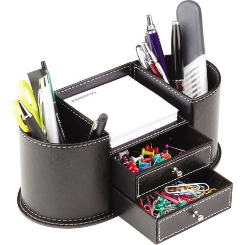 Pennen Voor Stand Macro Tafel Sets Lederen Penhouder D-3148