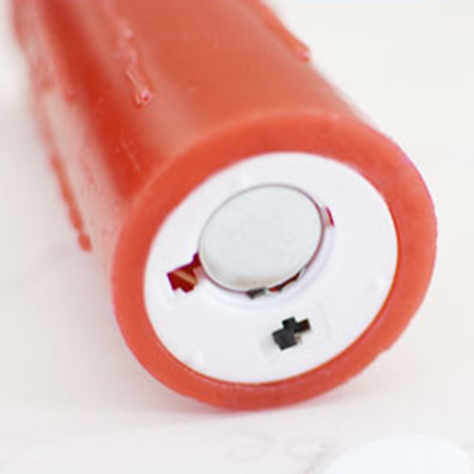 Bougie rouge en cire led goutte à goutte, bougie électronique rouge sans flamme de décoration, activités religieuses/noël, bougies d'halloween