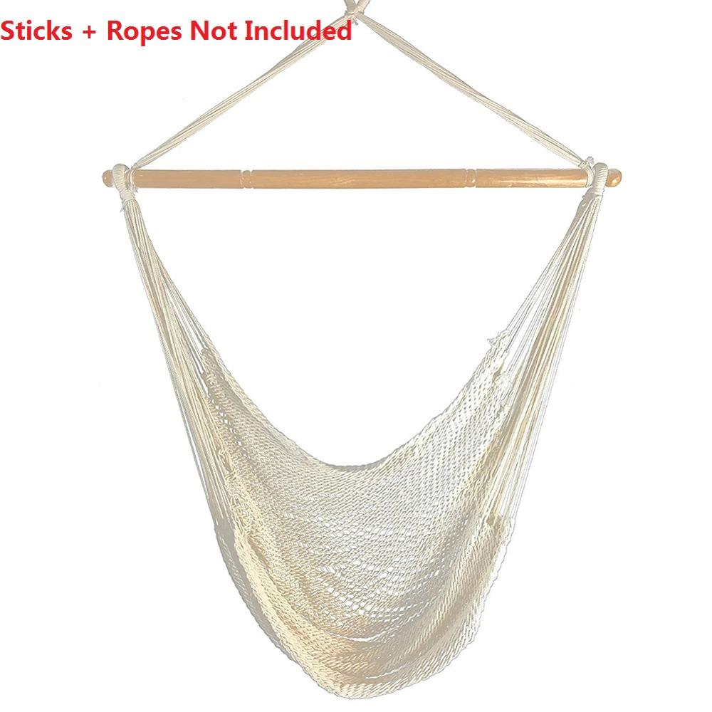 Hamac pour enfants et adultes, chaise suspendue d'extérieur et d'intérieur de jardin, dortoir chambre à coucher, équipement de balançoire sécurisé: B