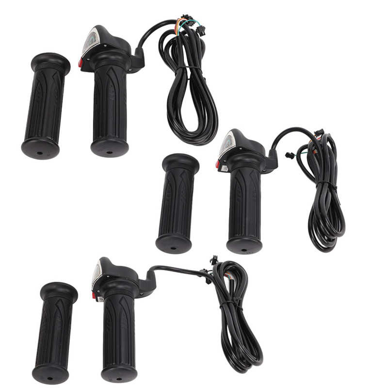 Elektrische Fiets Gashendel Stabiele Slijtvastheid Gevoelige Elektrische Fiets Batterij Indicator Throttle Voor 22.5Mm