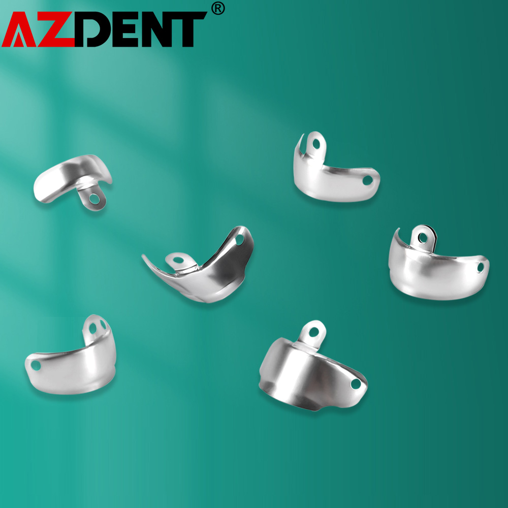 50 Uds bandas de matriz Dental matrices metálicas contorneadas seccionales para reemplazo de dientes Material de odontología