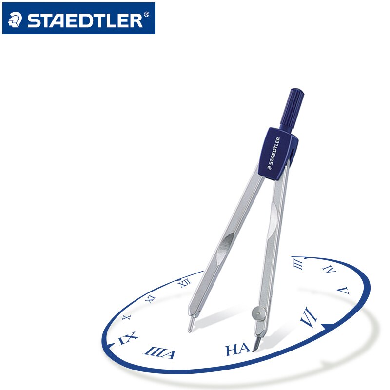 Germany STAEDTLER 559 WP 00 Basic Pencil Compass Beginners Students Math Drafting Supplies 556E4-HB Compasses Leads