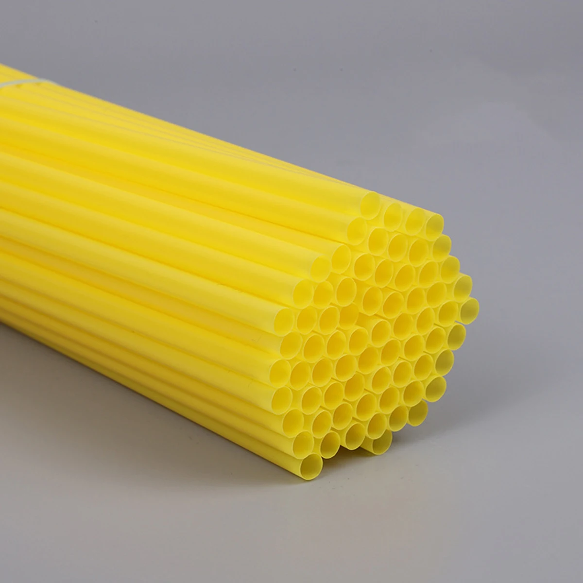 100pcs-26cm Straws Milkshake Straws Smoothie Straws Beverage Thick Straw For Boba Tea Milkshake Bar Accessories: Yellow