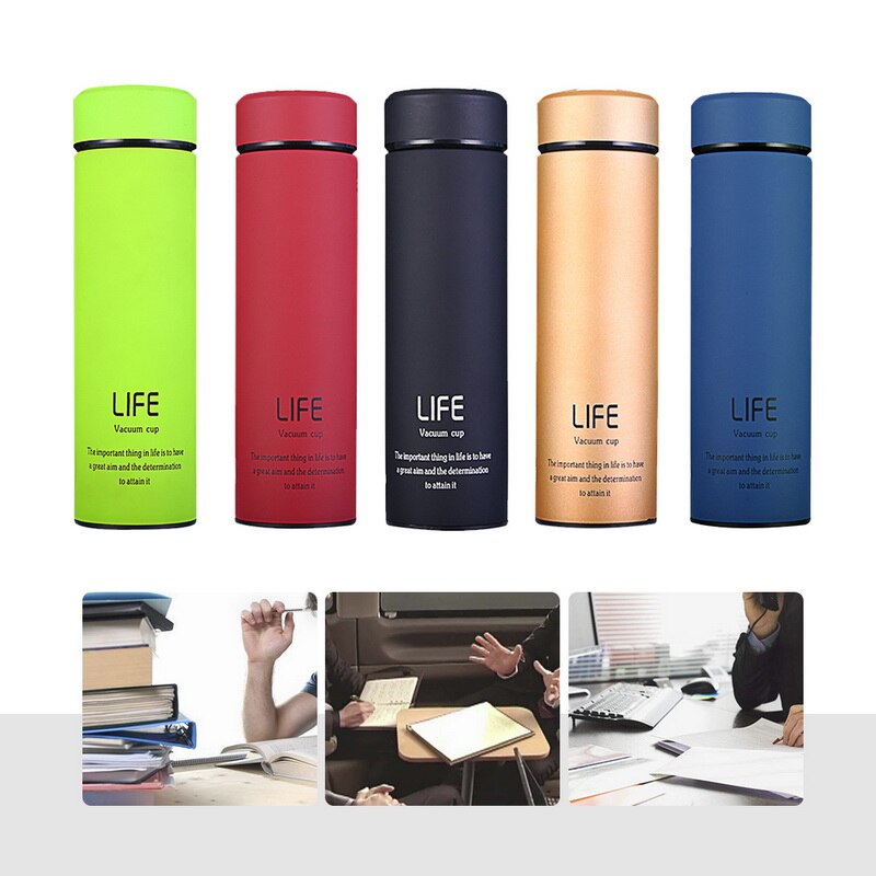 500 Ml Thuis Thermos Thee Thermoskan Met Filter Rvs 304 Thermische Kop Mok Koffie Water Fles Kantoor Business