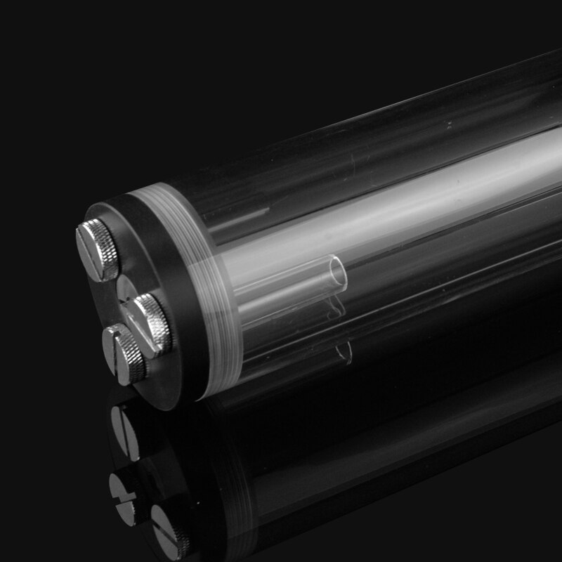 Syscooling – réservoir de refroidissement à eau POM noir, 65/130/190mm de diamètre 60mm, filetage G1/4 pour PC