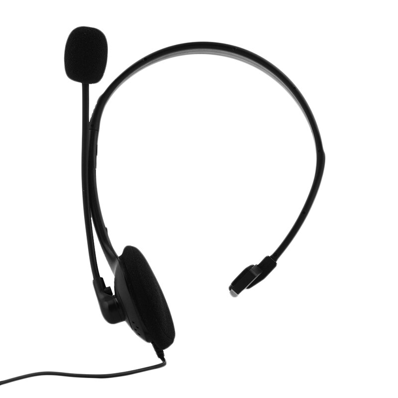 Earphone One ear Gamer Headset Wired earphone headphones gaming headset with Microphone Noise Cancelling For PS4 Controller