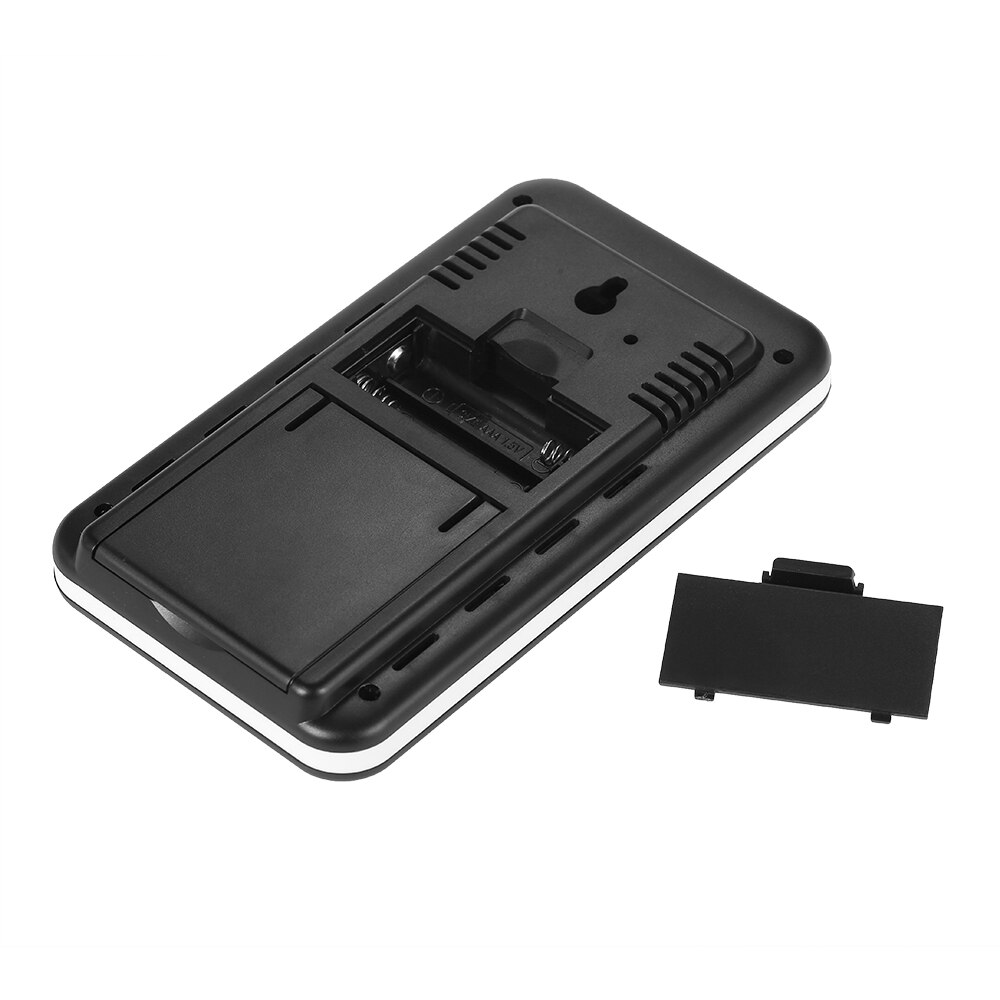 LCD ℃/℉ cyfrowy bezprzewodowy wewnętrzny/termometr zewnętrzny miernik temperatury zegara z nadajnikiem