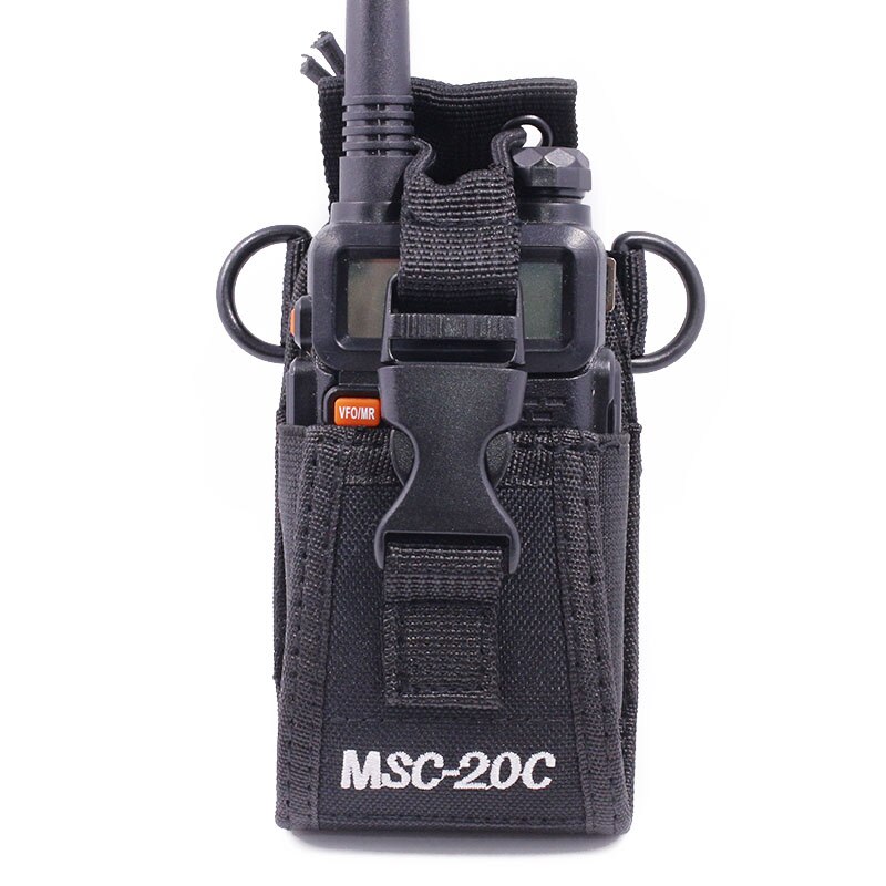 Abbree MSC-20C Multi-Function Two Way Radio Holder Holster Carry Case For Yaesu Icom Motorola TYT baofeng UV-5R UV-82 BF-888S