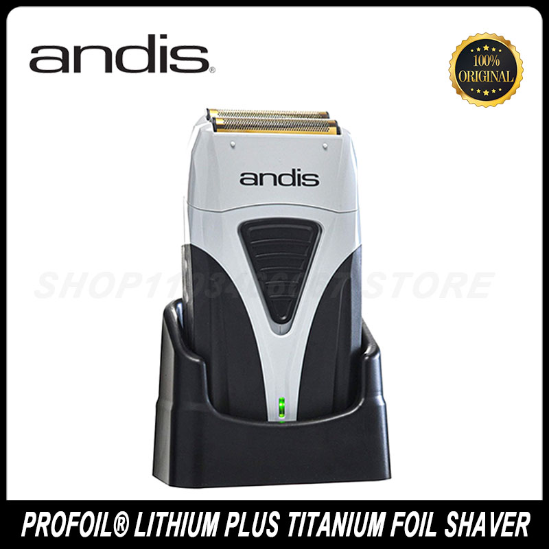 Originele Andis Profoil Lithium Plus 17205 Kapper Haar Reiniging Elektrisch Scheerapparaat Voor Mannen Baard Stoppels Scheermes Kaal Scheren Machine