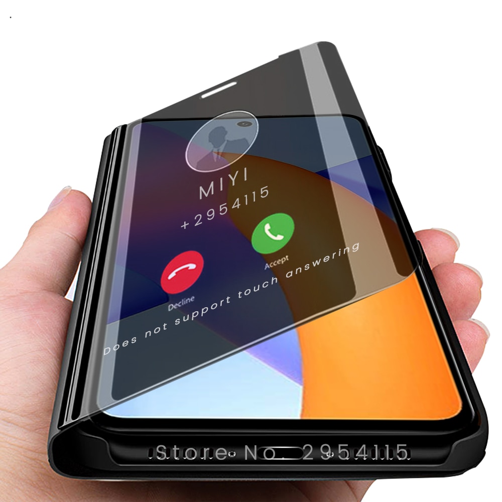Okładka na honor 10x lite case inteligentne lustro odwróć dla huawei honor 10xlite 10 x lite światło 6.67 ''telefon magnetyczny stojak book coque