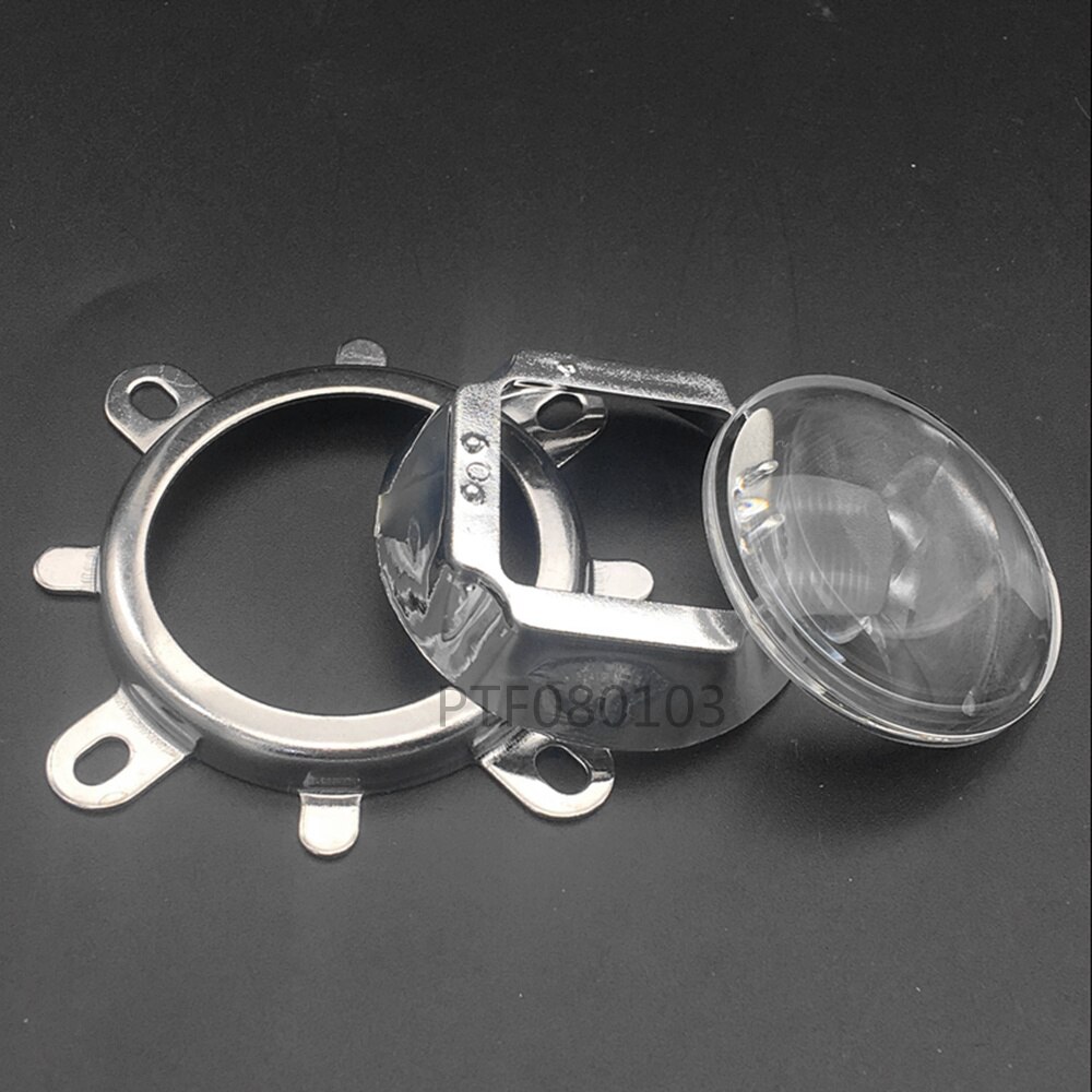 44mm linser + reflektor kollimator + fast beslag 60/90/120 grader til 20w 30w 50w 100w led chip