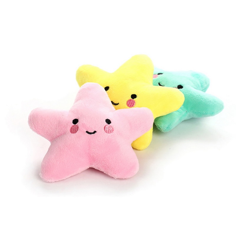 Étoile de mer vocale jouets pour animaux de compagnie en peluche jouet pour chiot dents pour animaux de compagnie nettoyage chien chat jouets