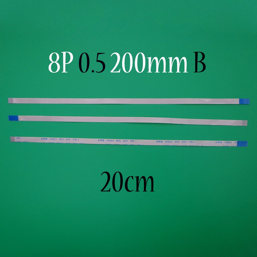 Cable Flexible FFC FPC para ASUS A55V, K55V, Touchpad flex, longitud de cable 20cm, 8 pines, 0,5mm, Paso 8 pines, tipo B, 1 ud.