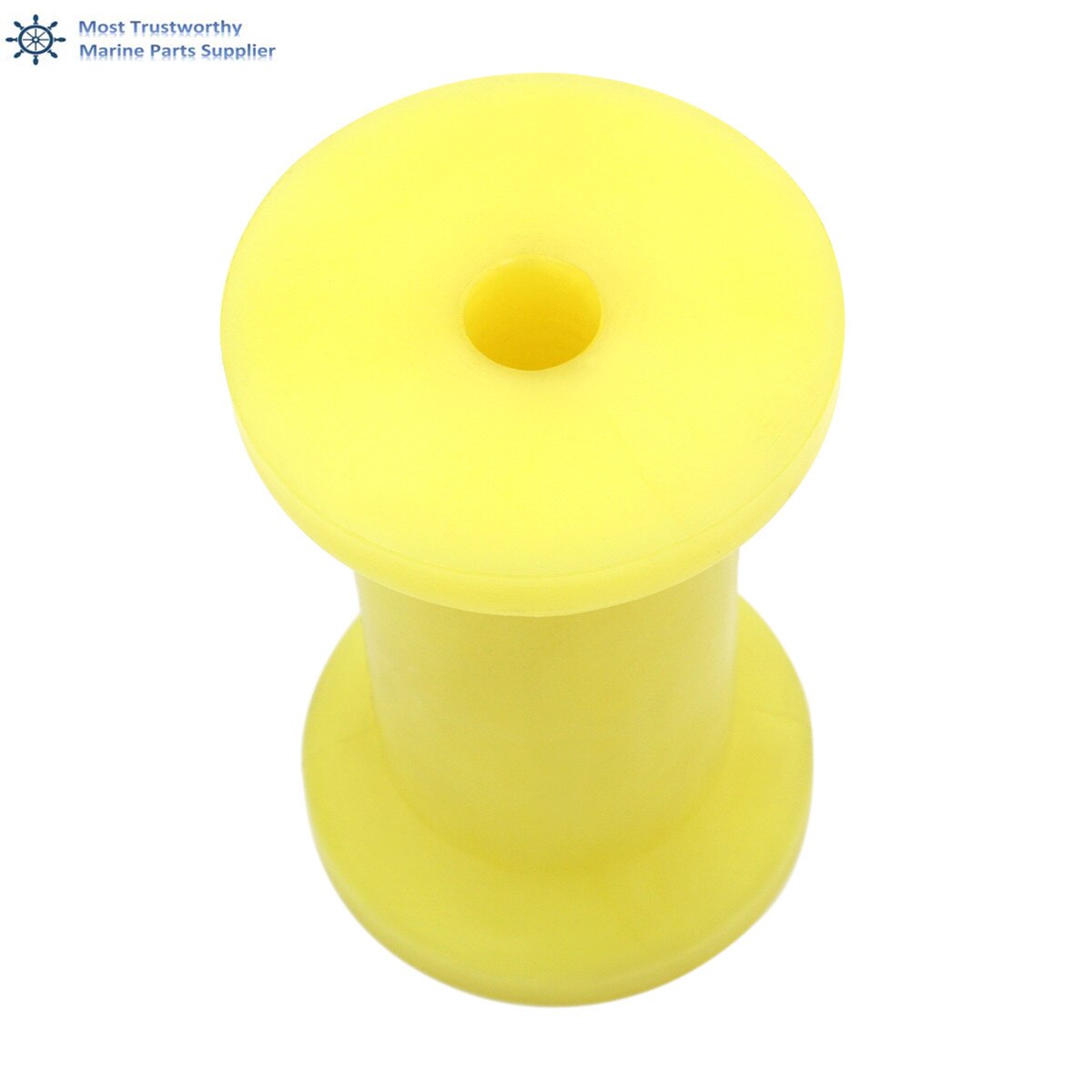 Boat Trailer Amber/Yellow Poly Spool Roller 5"/Towing Boat Trailer Bow Roller 87166 | 5 Inch Amber Poly